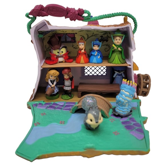 Disney Other - Disney Animators Collection Littles Sleeping Beauty Aurora Cottage Mini Playset